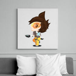 printfashion tracer - Vászonkép - Fehér (6622768)