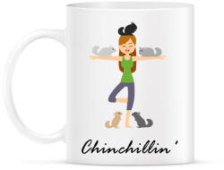 printfashion Chinchillin' - Bögre - Fehér (14488481)