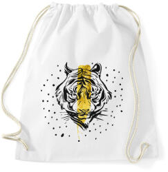 printfashion Arany tigris - Sportzsák, Tornazsák - Fehér (4791730)