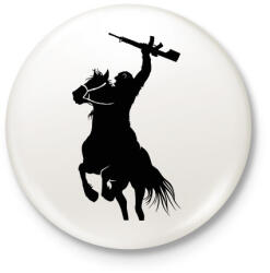 printfashion Majmok bolygója - Kitűző, hűtőmágnes - Fehér (3075338)