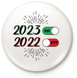 printfashion 2023 - ON - Kitűző, hűtőmágnes - Fehér (10281282)