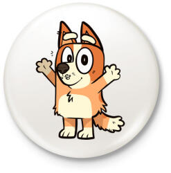 printfashion Róka ölelés - Kitűző, hűtőmágnes - Fehér (3088595)