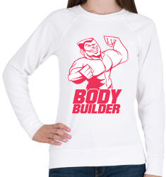 printfashion BodyBuilder - Női pulóver - Fehér (6380616)