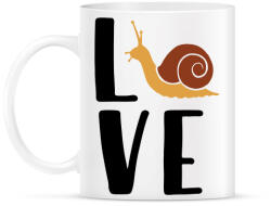 printfashion Love - csiga - Bögre - Fehér (13407334)