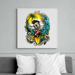 printfashion Nyaralás - Vászonkép - Fehér (6619960)