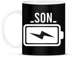 printfashion Battery - son - Bögre - Fekete (2026695)