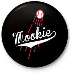 printfashion Mookie Redsox - Kitűző, hűtőmágnes - Fekete (3101193)