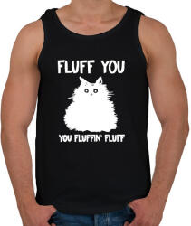 printfashion Fluffin fluff - Férfi atléta - Fekete (13262794)