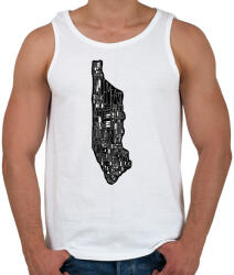 printfashion Manhattan - Férfi atléta - Fehér (227806)