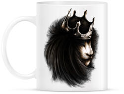 printfashion Oroszlán trón - Bögre - Fehér (789327)
