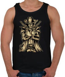 printfashion Fegyveres - Férfi atléta - Fekete (48023)