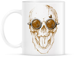 printfashion Kávés koponya - Bögre - Fehér (789629)