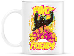 printfashion Hamis barát - Bögre - Fehér (787903)