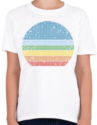 printfashion Retro naplemente - Gyerek póló - Fehér (8047956)
