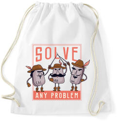 printfashion Ctrl, Alt, Del - Sportzsák, Tornazsák - Fehér (6252364)