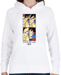 printfashion Dragon ball - Női kapucnis pulóver - Fehér (16011897)