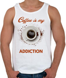 printfashion COFFEE - Férfi atléta - Fehér (1658282)