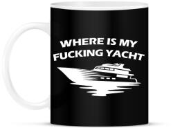 printfashion Yacht - Bögre - Fekete (14145032)