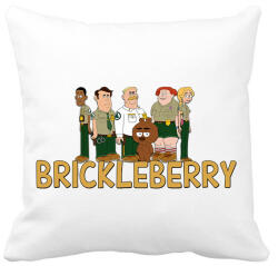 printfashion Brickleberry - Párnahuzat, Díszpárnahuzat - Fehér (2032617)