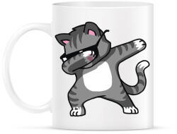 printfashion Macska dub tánc - Bögre - Fehér (4655886)