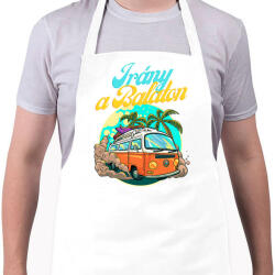printfashion Irány a Balaton - Kötény - Fehér (13929339)