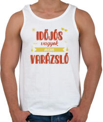 printfashion Időjós vagyok - Férfi atléta - Fehér (7439142)