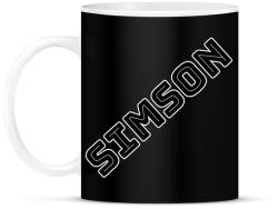 printfashion SIMSON - Bögre - Fekete (14209215)
