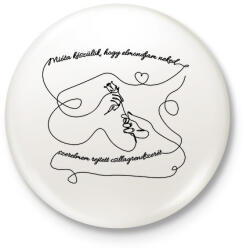 printfashion Radnóti Miklós - Tétova óda - Kitűző, hűtőmágnes - Fehér (11730827)