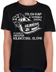 printfashion BMW for life - Gyerek póló - Fekete (1803651)