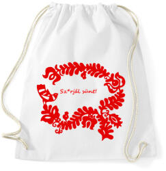 printfashion Kevésbé szelíd szitkok - sün - Sportzsák, Tornazsák - Fehér (15202234)