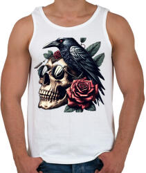 printfashion Koponya - Férfi atléta - Fehér (15168179)