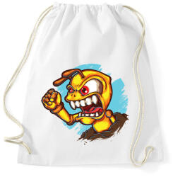 printfashion Dühös hangya - Sportzsák, Tornazsák - Fehér (35261)