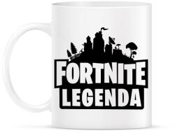 printfashion Fortnite Legenda - Fekete - Bögre - Fehér (1545570)