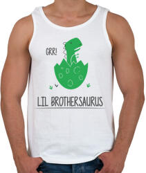 printfashion Lil Brothersaurus - Férfi atléta - Fehér (14065776)