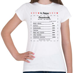 printfashion #1 Anya összetevők - Női póló - Fehér (6670177)