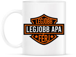 printfashion Legjobb apa - Bögre - Fehér (2609650)