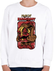 printfashion FUCKING KARÁCSONY - Gyerek pulóver - Fehér (10447666)