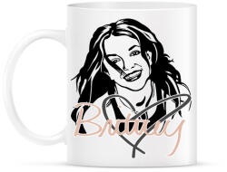 printfashion britney spears dream2 - Bögre - Fehér (4651695)