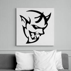 printfashion Devil - Vászonkép - Fehér (6630229)