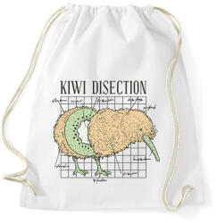 printfashion Kiwi anatómia - Sportzsák, Tornazsák - Fehér (14677465)