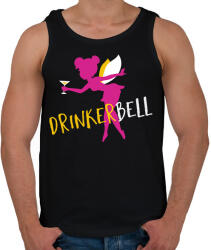 printfashion Drinkerbell - Férfi atléta - Fekete (1429142)