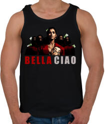 printfashion bella ciao - Férfi atléta - Fekete (5615673)