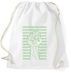 printfashion Digital power - Sportzsák, Tornazsák - Fehér (11553143)