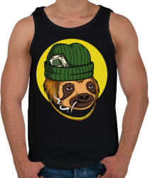 printfashion Dealer lajhár - Férfi atléta - Fekete (6587948)