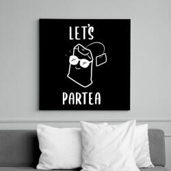 printfashion Let's ParTEA - Vászonkép - Fekete (16745618)