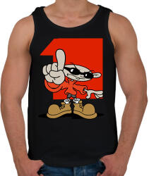 printfashion Kölyök nem dedós 1. - Férfi atléta - Fekete (2365211)