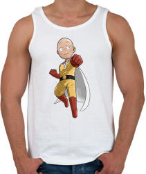 printfashion Saitama One Punch Man - Férfi atléta - Fehér (2273567)