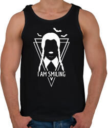 printfashion I am smiling - white - Férfi atléta - Fekete (11547533)