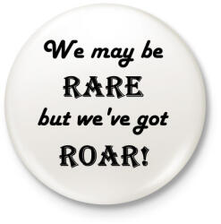 printfashion Lehet, hogy ritkák vagyunk - Kitűző, hűtőmágnes - Fehér (3079527)