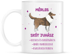 printfashion Mérleg - Skót juhász - Bögre - Fehér (13348597)